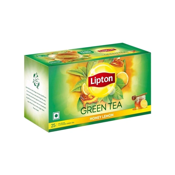 Lipton Green Tea - 25 Tea Bags - Honey Lemon