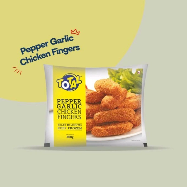 Total Pepper Garlic Chicken Fingers 400gm