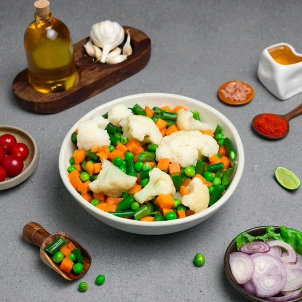 Total Frozen Mixed Veg 500gm
