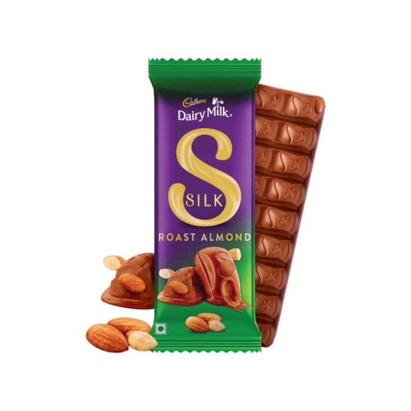 Cadbury Dairy Milk Silk Roast Almond Chocolate Bar 143gm