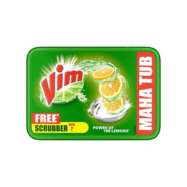 Vim Maha Tub Free Scrubber 500gm