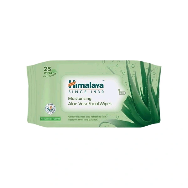 Himalaya Aloe Vera Face Wipes  - 25 Wipes