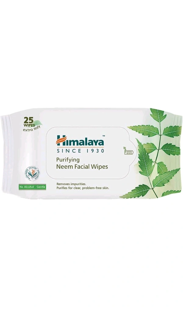 Himalaya Purifying Neem Facial Wipes - 25 Wipes