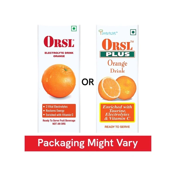 Orsl Plus Electrolyte Drink Orange 200ml  - 1 Pack