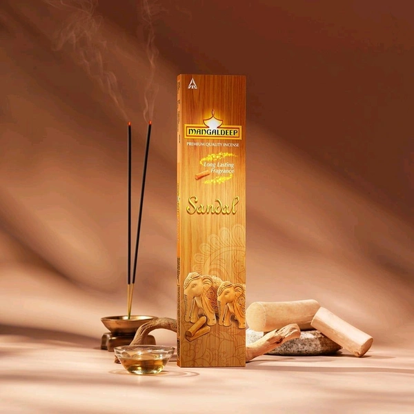 Mangaldeep Sandal Incense Sticks / Agarbatti 14g