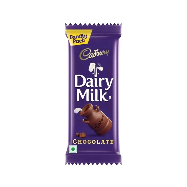 Cadbury Dairy Milk Chocolate Bar Family Pack 105g