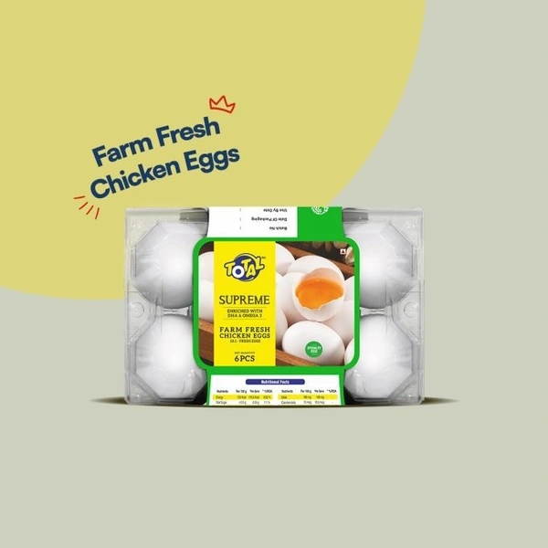 Total Supreme Eggs (6 Pcs) - 6 PCS