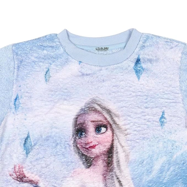 Girl's Faux Fur Sweatshirt - 2-3 yrs
