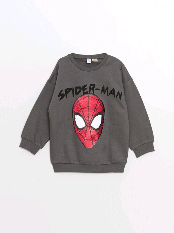 Spiderman Round Neck Sweat Shirt - 24-36 months