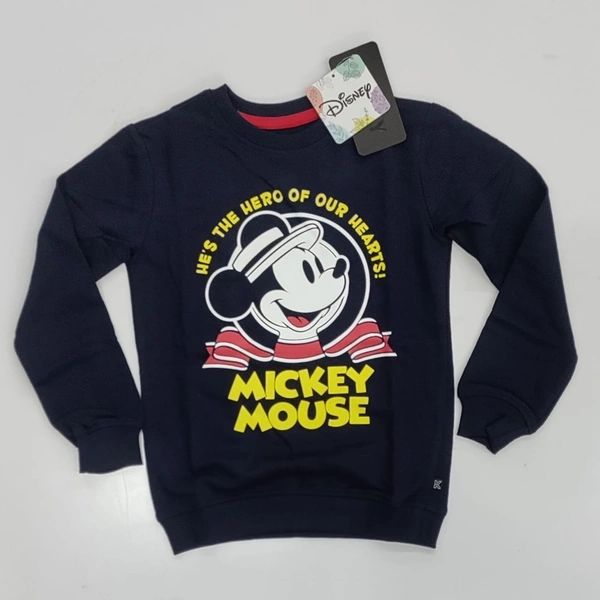 Disney Mickey Mouse Sweat Shirt - Navy Blue, 3-4 yrs