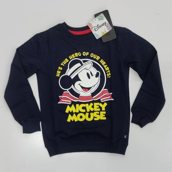 Disney Mickey Mouse Sweat Shirt - Navy Blue, 5-6 yrs