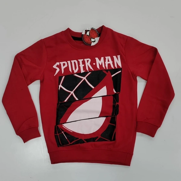 Spiderman sweat Shirt - Red, 5-6 yrs