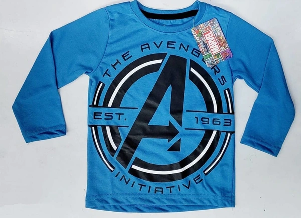 Avengers Round Neck Full Sleeves Tshirt - 7-8 yrs