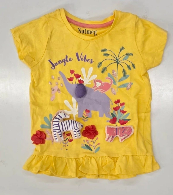 Nutmeg girl's fancy top - 4-5 yrs