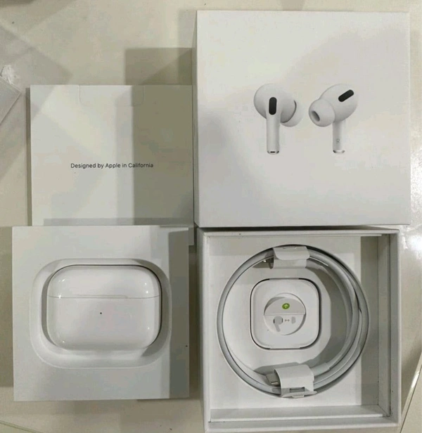 Airpods Pro | With Box And Cable | White Variant - White