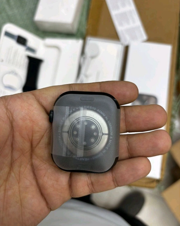 Apple Watch 10 | Latest Best Watch | All The Features | 5 Strips Are Free - Black