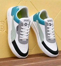 Stylish Casual Shoes For Men Sneakers Casual Wear  - Eastern Blue, 6