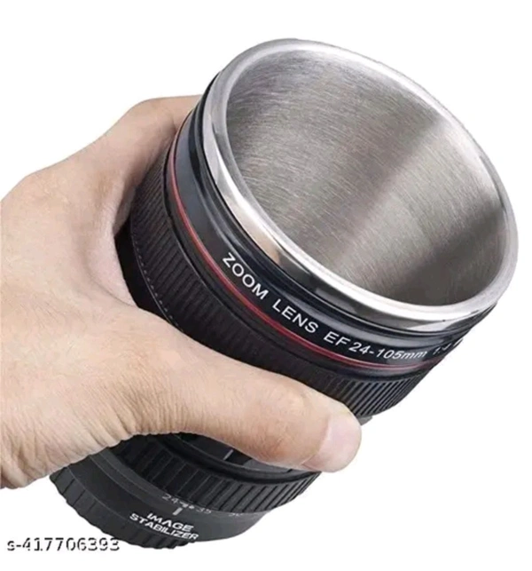 DSLR Lens CUP | Steel Material Best To Use For Drinking Hot Water And Tea 