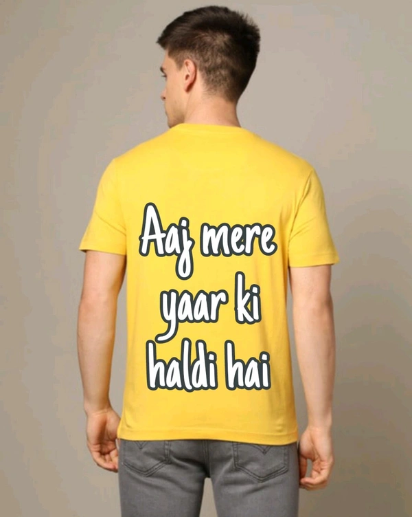 Oversized Haldi Pre Booking Tshirt OF All Size - XL