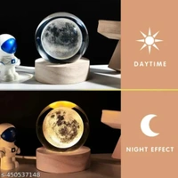 3d Crystal Moon Light Lamp - 6cm