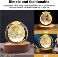 3d Crystal Moon Light Lamp - 6cm