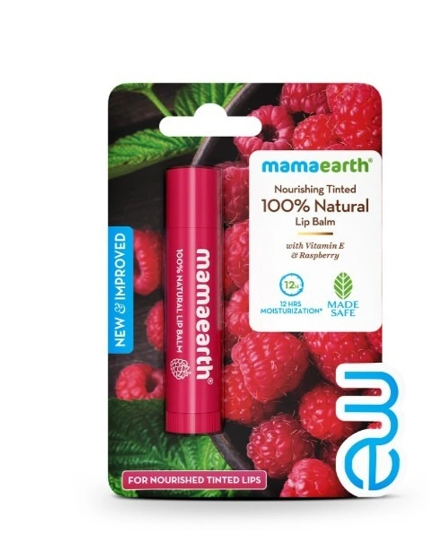 mamaearth Mamaearth Nourishing Tinted 100% Natural Lip Balm With Vitamin E And Raspberry - 4 G|Gives 12-Hour Moisturization|For Dry&Chapped Lips|Naturally Pink Lips|Natural Tint|Brightens Lips|Tinted Lip Balm Visit the Mamaearth Store 4.1 4.1 out of 5 stars (2,759)