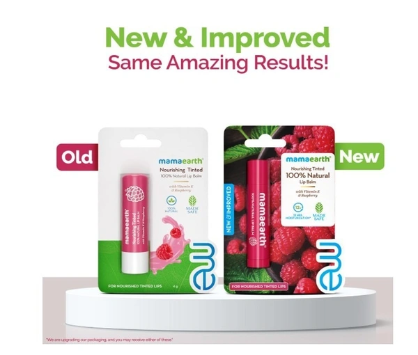 mamaearth Mamaearth Nourishing Tinted 100% Natural Lip Balm With Vitamin E And Raspberry - 4 G|Gives 12-Hour Moisturization|For Dry&Chapped Lips|Naturally Pink Lips|Natural Tint|Brightens Lips|Tinted Lip Balm Visit the Mamaearth Store 4.1 4.1 out of 5 stars (2,759)