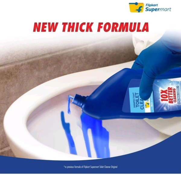 Flipkart Supermart Disinfectant Original Liquid Toilet Cleaner (2 x 1 L)