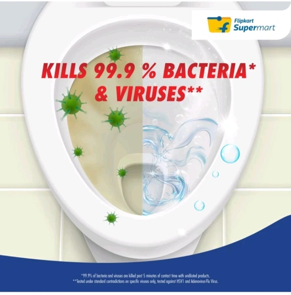 Flipkart Supermart Disinfectant Original Liquid Toilet Cleaner (2 x 1 L)