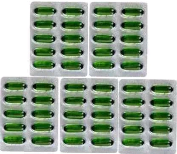 PHARMAZAIN LIFE SCIENCES Vitamin E (Pack of 50 Capsules) Face Hair Pimple Glowing Skin & hair care (50 No)