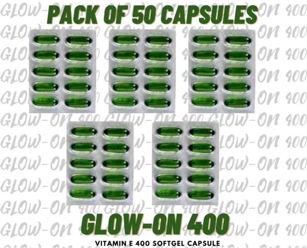 PHARMAZAIN LIFE SCIENCES Vitamin E (Pack of 50 Capsules) Face Hair Pimple Glowing Skin & hair care (50 No)