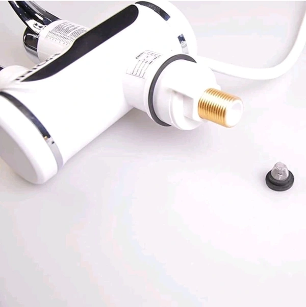D DESIGN 1 L Instant Water Geyser (Instant Electric Water Geyser For Kitchen Bathroom LED Temperature, White)
