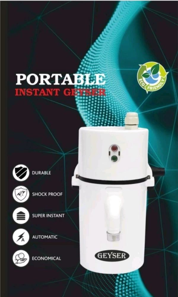 UltinoPro 75 L Instant Water Geyser (1 Liter Instant Electric Water Gijar || 24 Month replacement Warranty (Blue), Blue) - White