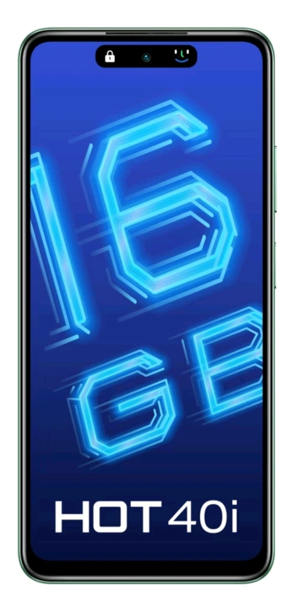 Infinix HOT 40i (Starfall Green, 256 GB) (8 GB RAM) #JustHere Highlights :-RAM/ROM 8 GB RAM | 256 GB ROM Store upto 6000 photos ProcessorUnisoc T606 |Octa Core |1.6 GHz4Lag-Free PerformanceRear Camera50MP + Al LensGet Vibrant Pictures. Full Of Detail Front Camera2 32MPHigh-Res Selfies Even in Low LightDisplay6.6 inch HD+ IPS DisplayBig Screen. Fine Video Viewing Experience Battery5