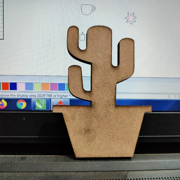Mdf Cactus - natural, 4inch thickness 5.5mm