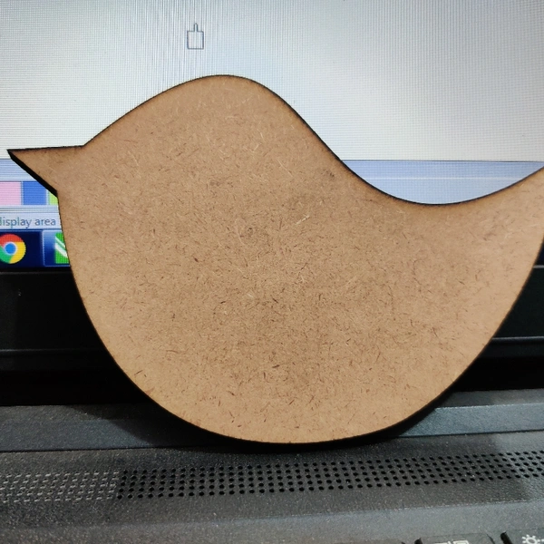 Mdf Bird - Natural, 6inch thickness 5.5mm