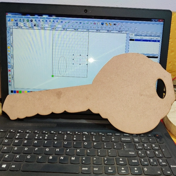 Mdf Key - Natural, 14 inch Thickness 5.5mm
