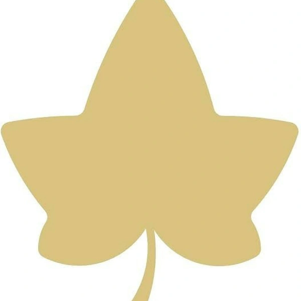 Mdf Leaf - Natural, size 4inch thickness 5.5mm