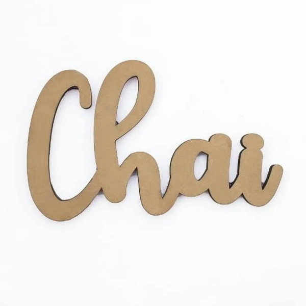 Mdf Chai - natural, size 4inch thickness 5.5mm