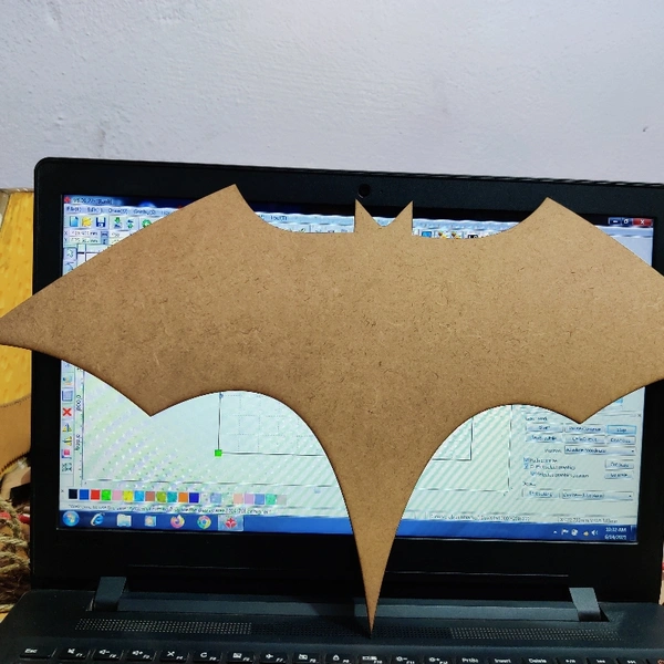 Mdf Bat - natural, size 18×10 thickness 5.5mm