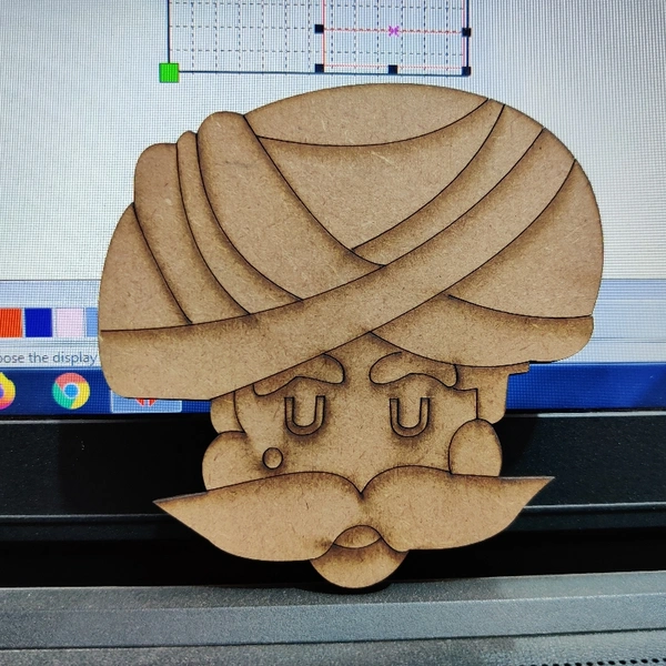 Man In Mdf  - Natural, 4inch Thickness 5.5mm