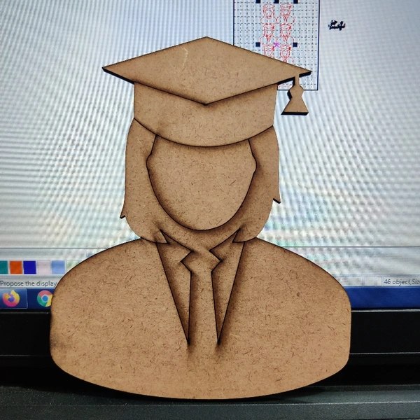 MDF Lawyer  - natural, height 6inch thickness 5.5mm