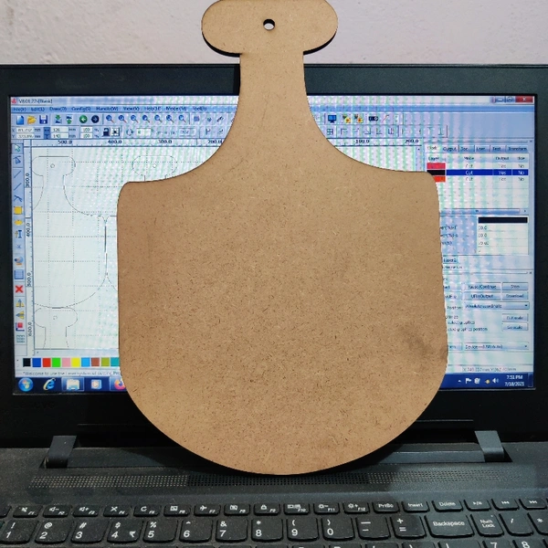 MDF Pad - natural, height 4inch Thickness 5.5mm