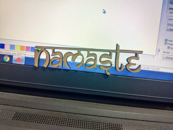 MDF Craft Bazar MDF Namaste - natural, width 5inch thickness 5.5mm