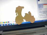 Mdf Craft Bazar MDF vehicles Thickness 5.5mm - raw, width 4inch