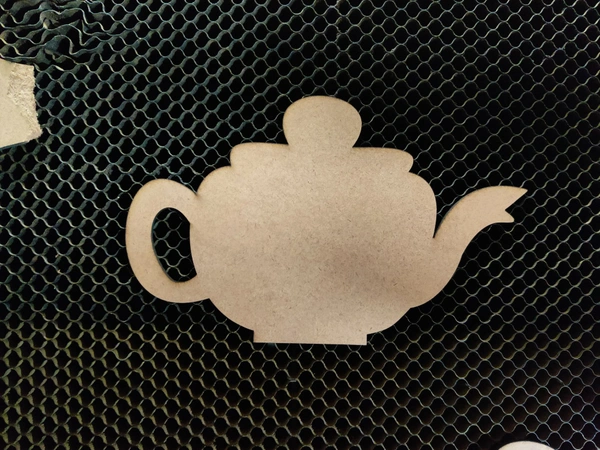 Mdf Craft Bazar MDF Kettle - raw, thickness 5.5mm width 6inch