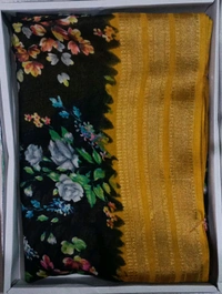 Silk Saree - Black