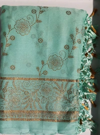 Designer Saree - Eastern Blue