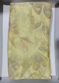 Casual Wear Sarees(With Blouse)  - Yellow