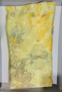 Casual Wear Sarees(With Blouse)  - Laser Lemon